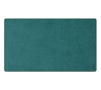 RHODIA 194276C - Sous-Main Souple Paon - Taille M (80x40 cm) - Simili Cuir Italien - Piqûres Sellier Orange - Collection Home Office Rhodiarama - Organisation de Bureau & Rangement Design