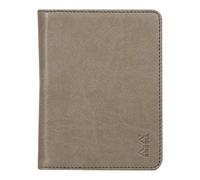RHODIA 212002C - Portablocco e portadocumenti N°12 Tortora - per Bloc-Notes e taccuini in Formato B7 (8,5 x 12 cm) - Simil Cuoio Italiano Premium - Collezione