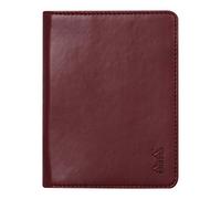 RHODIA 212008C - Portablocco e portadocumenti N°12 Vinaccia - per Bloc-Notes e taccuini in Formato B7 (8,5 x 12 cm) - Simil Cuoio Italiano Premium - Collezione