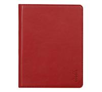 RHODIA 213007C - Portablocco e portadocumenti N°13 ROSSO PAPAVERO - per Bloc-Notes e taccuini in Formato A6 (10,5x14,8 cm) - Simil Cuoio Italiano Premium