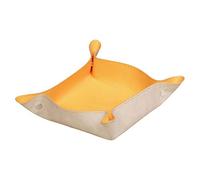 Rhodia 318855C svuota-tasche Rhodiarama , 12x12x4,5 cm, cucitura a punto sella, similpelle beige