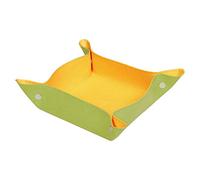 Rhodia 318856C svuota-tasche Rhodiarama , 12x12x4,5 cm, cucitura a punto sella, similpelle verde anice