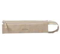 RHODIA 319015C - Astuccio per penne Rhodiarama Beige - 23 x 5 x 5 cm - Apertura a piatto per uso come astuccio - Simil Cuoio - per penne, matite, pennarelli, piccole forniture
