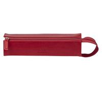 RHODIA 319023C - Astuccio per penne Rhodiarama ROSSO PAPAVERO - 23 x 5 x 5 cm - Apertura a piatto per uso come astuccio - Simil Cuoio - per penne, matite, pennarelli, piccole forniture