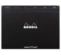 RHODIA 38559C - Bloc-Notes Punto metallico Dotpad N°38 Nero - A3 - Puntinato Dot - 80 Fogli staccabili - Carta Clairefontaine bianca 80 g/m - Copertina in carta rivestita flessibile e Resistente - Basics