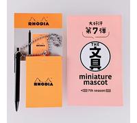 Rhodia Bloc No.11 & Script penna a sfera, mascotte in miniatura di cancelleri...