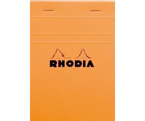Rhodia Top - Blocco note con rilegatura a graffetta, n. 13, 4 x 6, confezione da 5