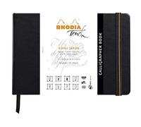 RHODIA TOUCH 116124C - Taccuino Rigido Calligrapher Book A5 - 64 pagine - Carta Clairefontaine Simili Japon Uni Avorio 250 g/m - per il disegno a inchiostro di china e le Tecniche Umide