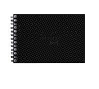 RHODIA TOUCH 116162C -Taccuino acquerello 100% cotone - grana satinata- 300 g/m² - A6 paesaggio - 40 pag. NO microforate - brossurato rigido rilegatura integrale Watercolor Book