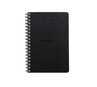 RHODIA TOUCH 116182C - Taccuino rigido Mixed Media Book, formato A5, carta multitecnica Clairefontaine Paint'On extra-bianco, 250 g/m², 40 pagine non microforate, rilegatura completa