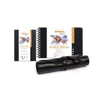 Rhodia Touch Set Mixed Media - Taccuino A5 + blocco A6 + custodia a rullo