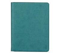 RHODIA 168119C - Cartella con zip Rhodiarama pavone - per Blocchi e Quaderni A4 o A4+ - Dimensione chiuso 25,5x34 cm - Tasca per Tablet - Simil Cuoio Premium