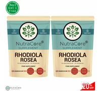 Rhodiola Rosea Capsula 6000mg-1% Salidrosides & 5%Rosavin-100% Naturale -180Caps
