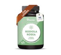 Rhodiola Rosea e Lavanda - 1520 mg - Antistress Naturale, Umore Positivo ed Equilibrio Mentale - 90 Capsule Vegane - Integratore per Ansia e Affaticamento - Vitavea