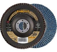 Rhodius 205584 - Disco lamellare LSZ F1, diametro 125 mm, diametro interno 22,2 mm, grana 40, 1 pezzo