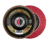 Rhodius 210183 LSK FK Disco con falde Diametro 125 mm Ø foro 22.23 mm Acciaio