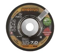 Rhodius 210611 RS580 SPEED - Disco per sbavare a mozzo deportato, 125 mm, 22,23 mm, 1 pezzo