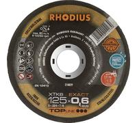 Rhodius 211302 XTK6 EXACT BOX Disco da taglio con centro depresso 125 mm 10 pz