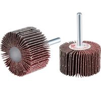 RHODIUS 305645 FS, 10 pz. Levigatrice a ventaglio 50 x 30 x 6,0 mm, Grana 40, Topline, per Acciaio Inox, acciai