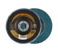 Rhodius Disco abrasivo a ventaglio LGZ F3 125 x 22,23 mm K40
