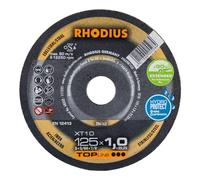 Rhodius Disco da taglio extra sottile XT10, confezione da 125 x 1,0 x 22,23 mm