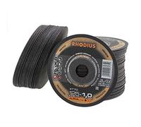 RHODIUS Disco da taglio XT 70, 125 x 1,0 x 22,23 mm, acciaio inox Alpha, 100 pezzi