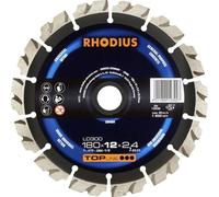 RHODIUS LD300 - Disco da taglio diamantato, 180 x 12,0 x 2,4 x 22,23 mm