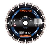 RHODIUS LD300 X-LOCK - Disco da taglio diamantato, 125 x 12,0 x 2,4 x 22,23 mm