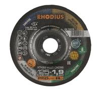 RHODIUS PROline XT69 MULTI CROSS - Disco da taglio extra sottile, 115 x 1,9 x 22,23 mm