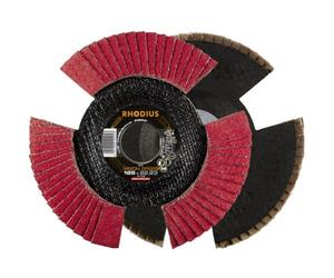 Rhodius Vision Speed 210644 - Disco faecher, 125 x 22,23 P40, diametro 125 mm, 1 pezzo