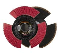 Rhodius Vision Speed 210645 - Disco faecher, 125 x 22,23-P60, diametro 125 mm, 1 pezzo