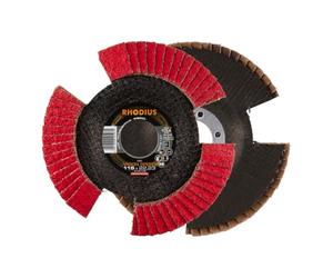 Rhodius Vision Speed 210652 - Disco faecher, 115 x 22,23 P40, diametro 115 mm, 1 pezzo