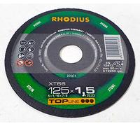 Rhodius XT 66 204624 - Disco da taglio dritto, 125 mm, 22,23 mm