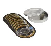 RHODIUS XT38 210746 DISCO DI TAGLIO DRITTO 115 MM 1 KIT ACCIAIO INOX