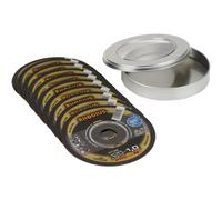 RHODIUS XT38 210746 DISCO DI TAGLIO DRITTO 115 MM 1 KIT ACCIAIO INOX