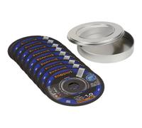 Rhodius XT67 210742 Disco di taglio dritto 115 mm 1 KIT Acciaio