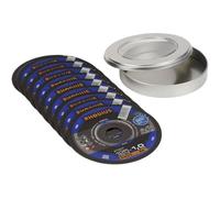 Rhodius xt67 210743 disco di taglio dritto 125 mm 22.23 10 pz