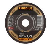RHODIUS Disco per troncatura ultrasottile ALPHAline XT70 PACK 125x1,0x22,23mm Quantità:50