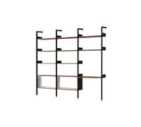 Rhomb IF3 &IF5 & IF6 Configurazione scaffalatura J Noce laccato