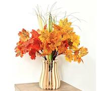 RHQFDM 10311 10280 Vaso per Fiori Puzzle in Legno per Bouquet Lego,Vaso da 20 cm per Fiori Lego,Regalo per Gli Amanti dei Fiori Lego,per Conservare i Lego Tulipani Rose Orchidea Girasole(Piccolo)