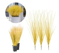 RHQFDM 12 Pezzi Piante Artificiali D'autunno Decorazione,Piante Artificiali da Balcone Resistenti ai Raggi UV,52 cm Piante Erbacee di Plastica per la Decorazione del Vaso del Giardino del Balcone2