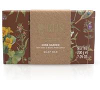 RHS Saponetta da giardino alle erbe aromatiche con note di limone, basilico e patchouli, deterge delicatamente e lascia la pelle morbida e leggermente profumata - 200 g