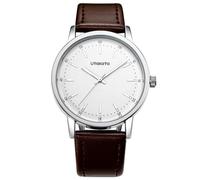 RHSEDD Orologio da uomo, alla moda e semplice tradizionale puntatore digitale orologio casual circolare al quarzo (bai)