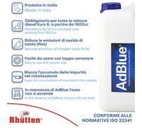 Rhütten, AdBlue per Motori Diesel con tappo versatore 10 L