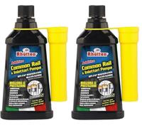 Rhütten, Additivo Common Rail e Iniettori Pompa, Dpf FAP Regeneration, Monodose Superconcentrata, Trattamento con Cetano, Migliora Le Prestazioni, Riduce Consumi, 150ml (Confezione da 2)