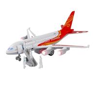 RHUIMEI 1/400 Per Sichuan Airlines Aviazione Civile Aereo di Linea In Lega Modello Ornamenti (Rosso 1)