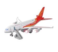 RHUIMEI 1/400 Per Sichuan Airlines Aviazione Civile Aereo di Linea In Lega Modello Ornamenti (Rosso 2)