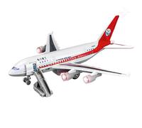 RHUIMEI 1/400 Per Sichuan Airlines Aviazione Civile Aereo di Linea In Lega Modello Ornamenti (Rosso)