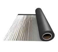RHUIRKF Guaina Bituminosa Ardesiata Autoadesivo Impermeabile, Membrana Bituminoso per Riparazioni Tetto, Nastro Rotolo Bituminoso di Alluminio per Perdite Tetti, Fessurazioni Superficiali(20x500cm)