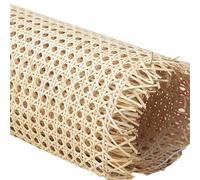 RHUIRKF Larghezza 40cm Rotolo Paglia di Vienna, Naturale Rattan Rotolo, Fettuccia in Rattan, Rete Aperta di Canna Materiale per Mobili, Fai-da-Te, Armadio, Sedia(60x500cm)